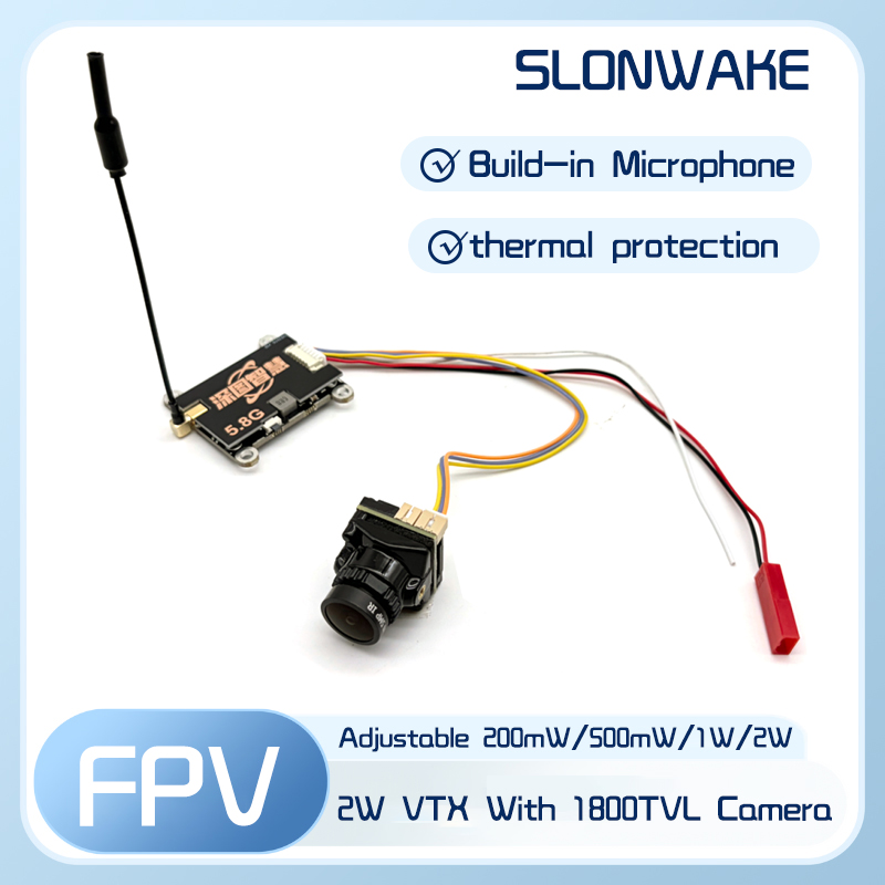 SLONWAKE 5.8G 56CH 2W transmit - огляд і ціна Fpv Drone Receiver