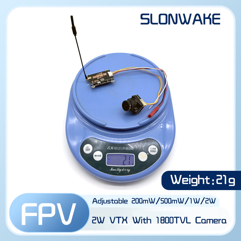 SLONWAKE 5.8G 56CH 2W transmit - огляд і ціна Fpv Drone Receiver
